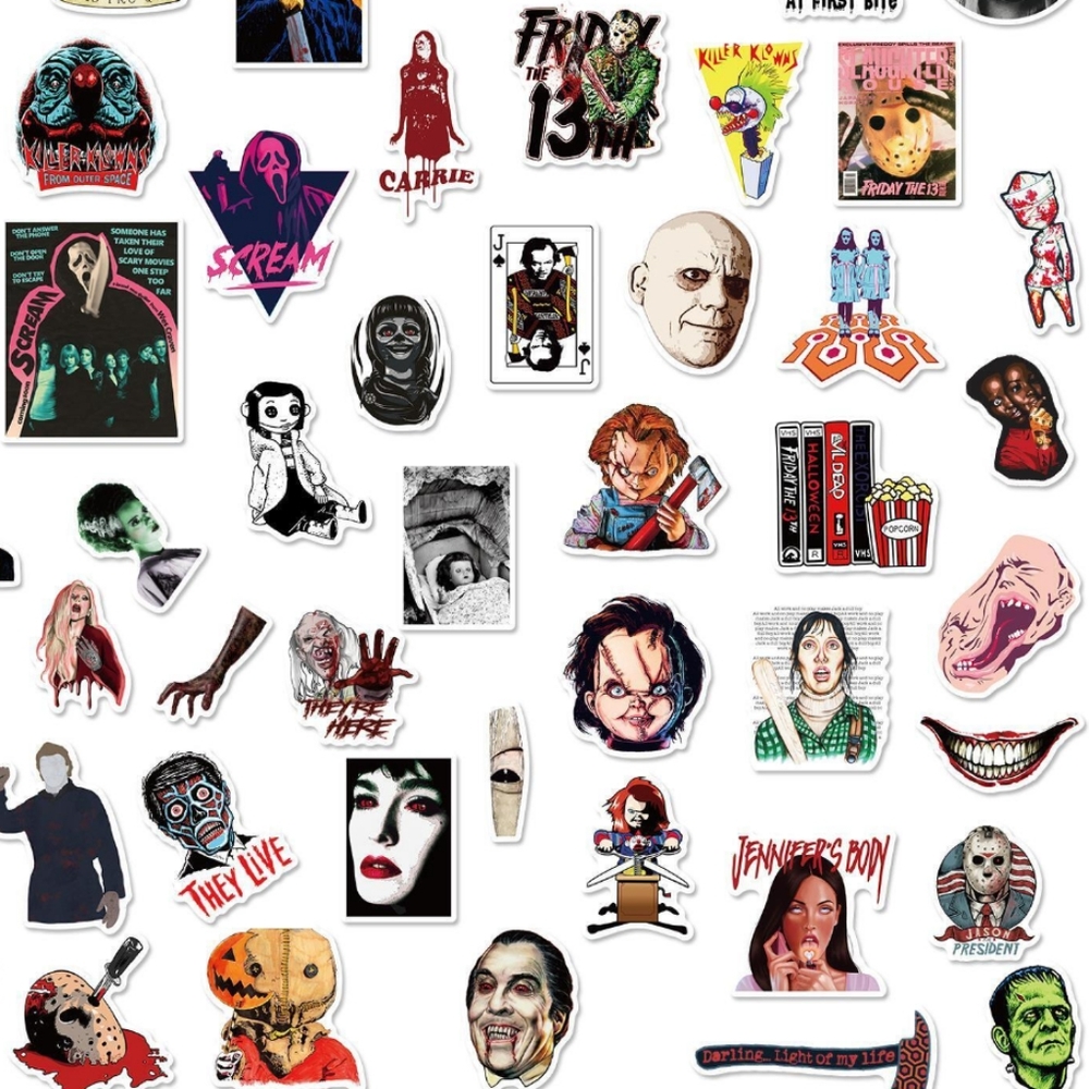 20 horror movie stickers
